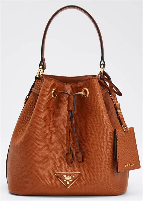 mini bucket bag prada|Prada bucket bag saffiano.